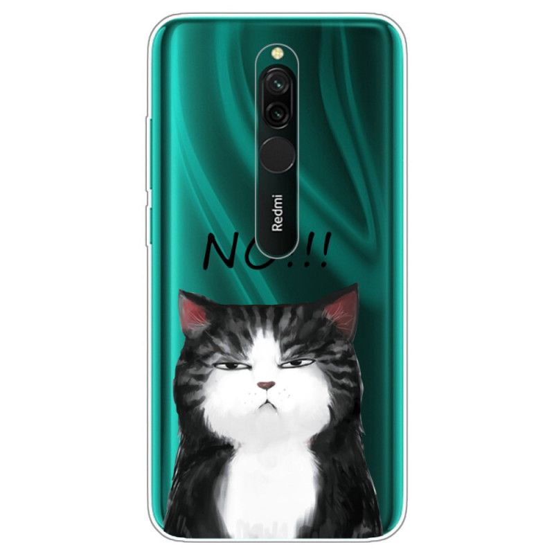 Coque Xiaomi Redmi 8 Le Chat Qui Dit Non