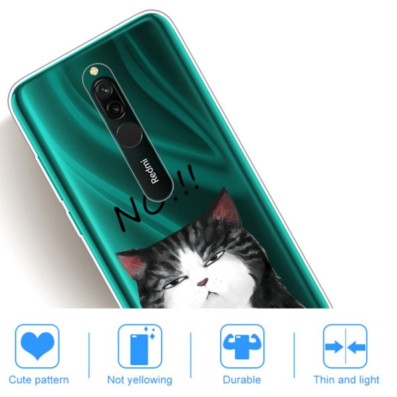 Coque Xiaomi Redmi 8 Le Chat Qui Dit Non