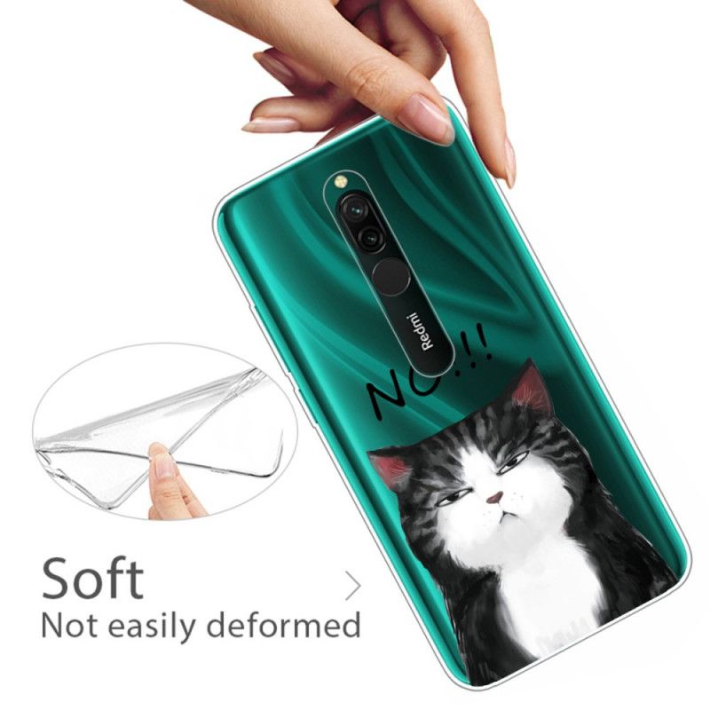 Coque Xiaomi Redmi 8 Le Chat Qui Dit Non