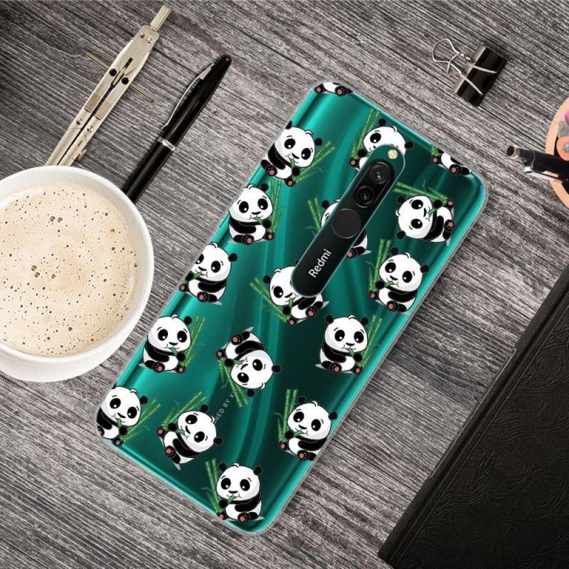 Coque Xiaomi Redmi 8 Petits Pandas