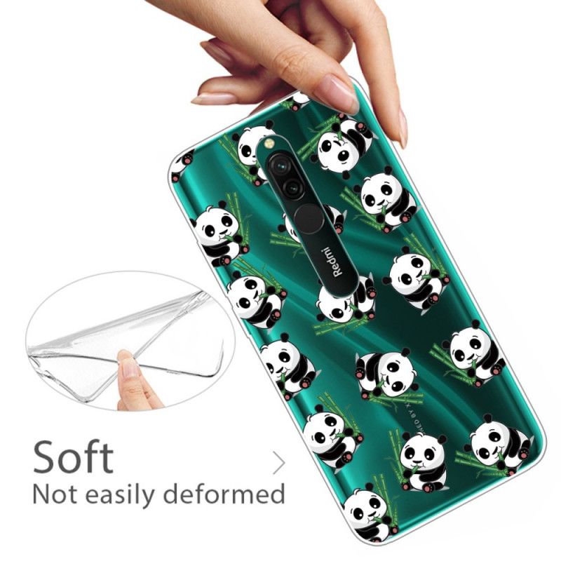 Coque Xiaomi Redmi 8 Petits Pandas