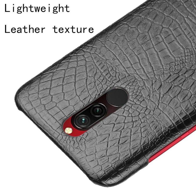 Coque Xiaomi Redmi 8 Style Peau De Crocodile