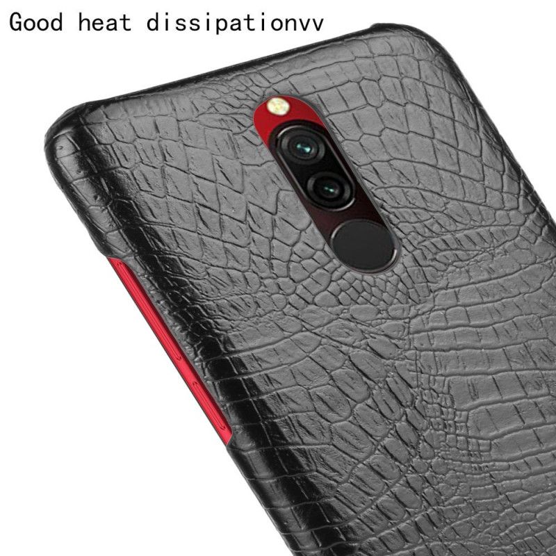 Coque Xiaomi Redmi 8 Style Peau De Crocodile