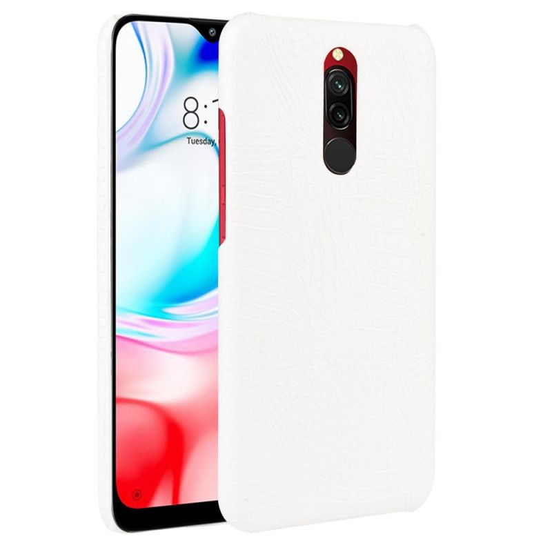 Coque Xiaomi Redmi 8 Style Peau De Crocodile