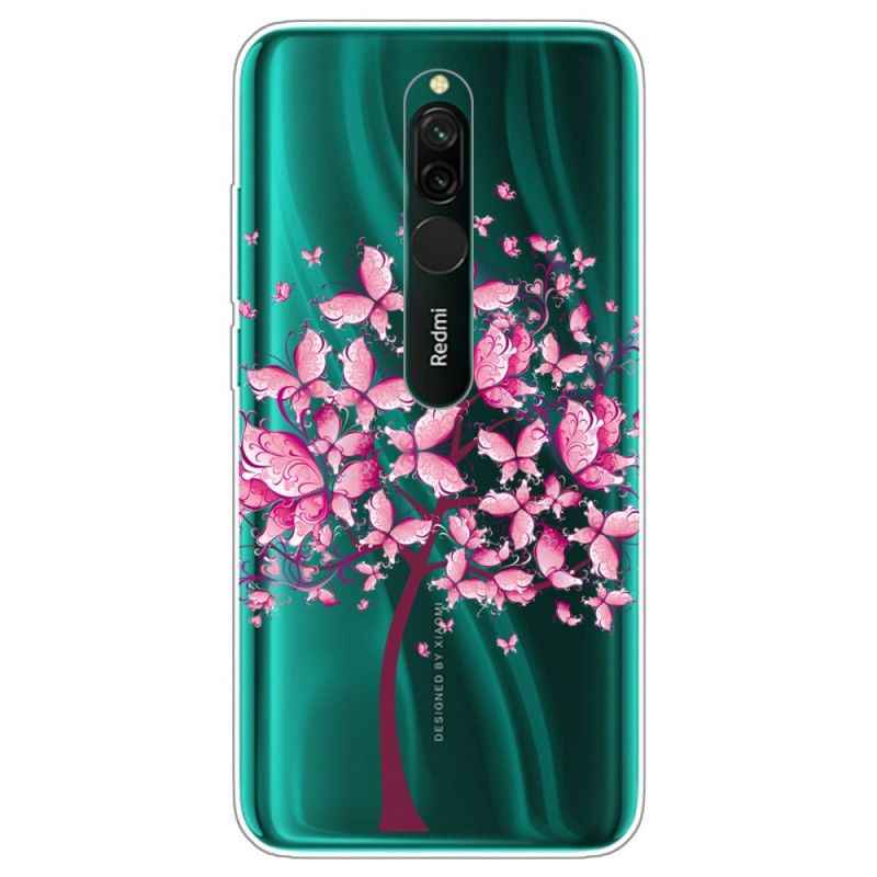 Coque Xiaomi Redmi 8 Top Arbre Rose