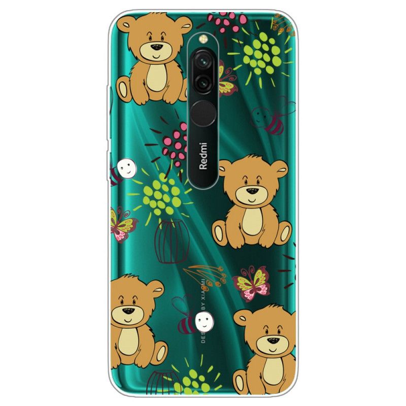 Coque Xiaomi Redmi 8 Top Oursons