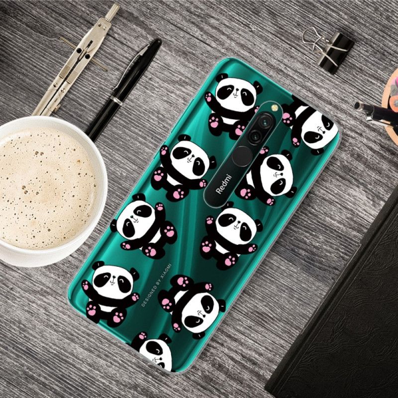 Coque Xiaomi Redmi 8 Top Pandas Fun