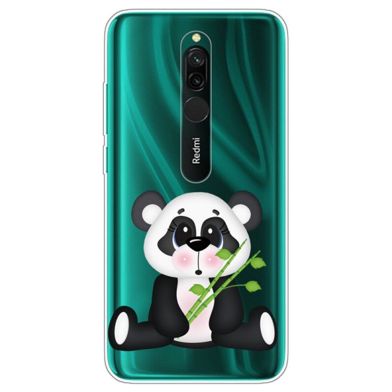 Coque Xiaomi Redmi 8 Transparente Panda Triste