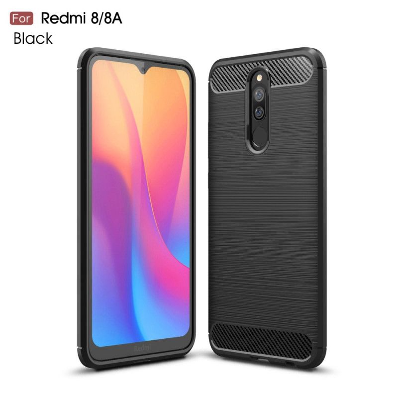 Coque Xiaomi Redmi 8a / Redmi 8 Fibre Carbone Brossée