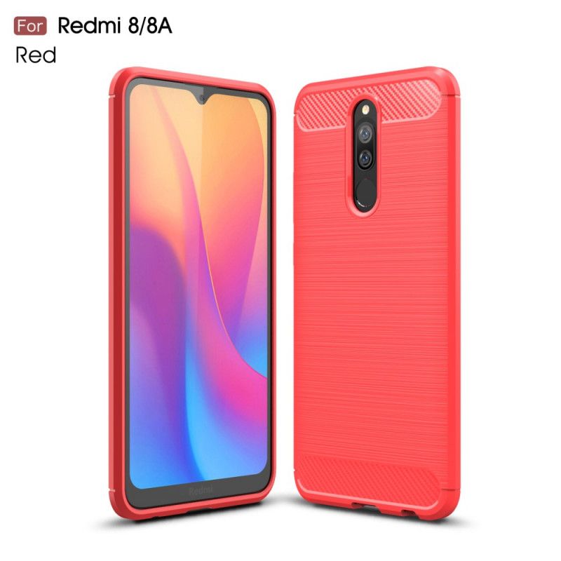 Coque Xiaomi Redmi 8a / Redmi 8 Fibre Carbone Brossée