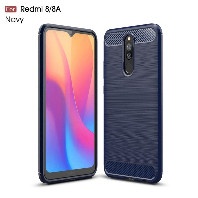 Coque Xiaomi Redmi 8a / Redmi 8 Fibre Carbone Brossée