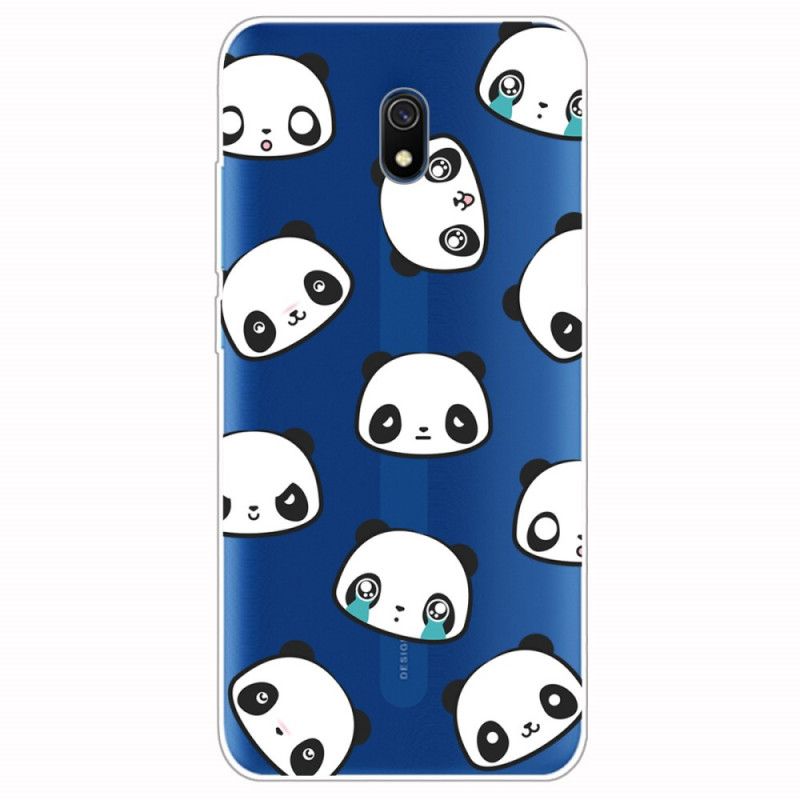 Coque Xiaomi Redmi 8a Pandas Sentimentaux
