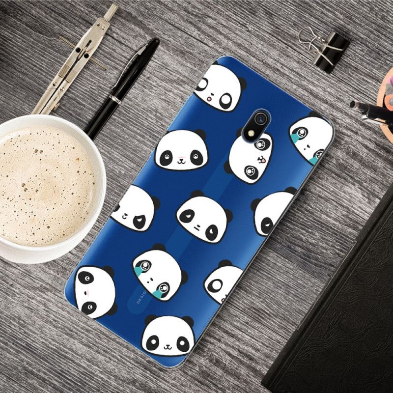 Coque Xiaomi Redmi 8a Pandas Sentimentaux