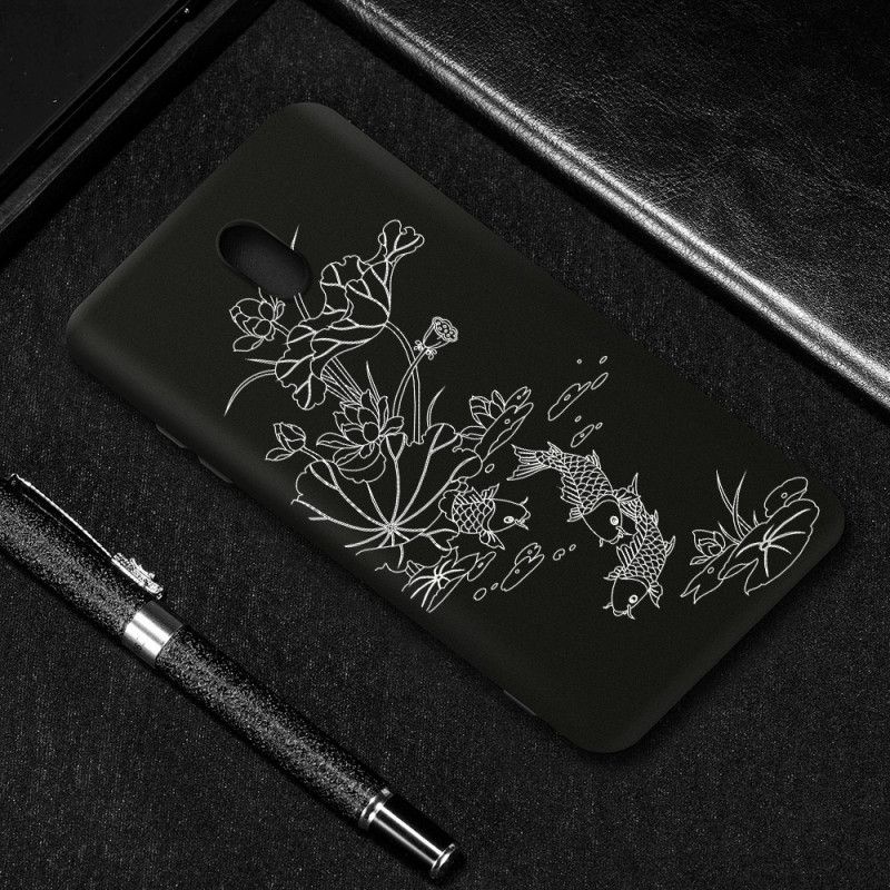 Coque Xiaomi Redmi 8a Silicone Flexible Poissons