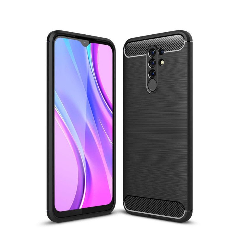 Coque Xiaomi Redmi 9 Fibre Carbone Brossée