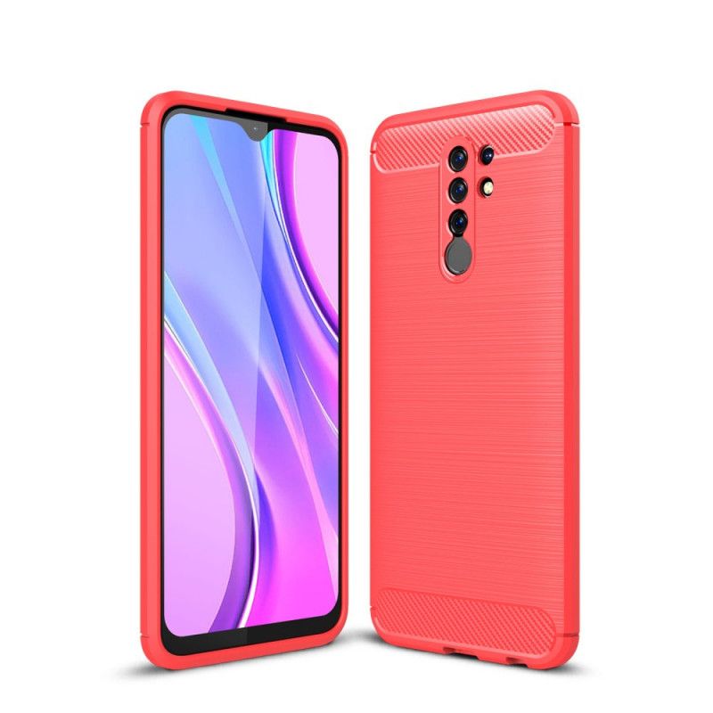 Coque Xiaomi Redmi 9 Fibre Carbone Brossée