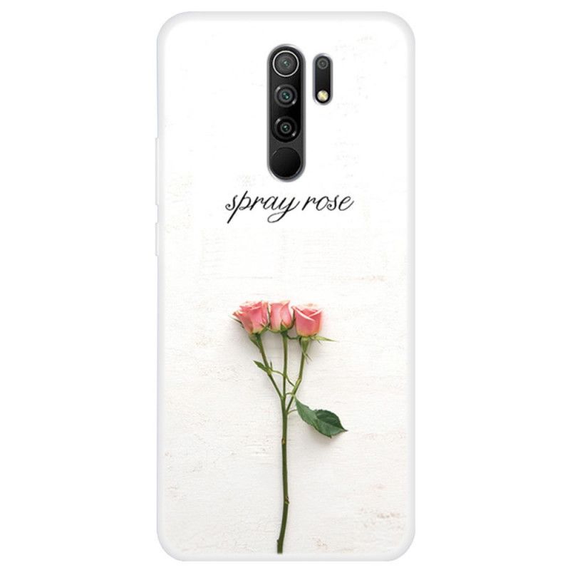 Coque Xiaomi Redmi 9 Spray Roses