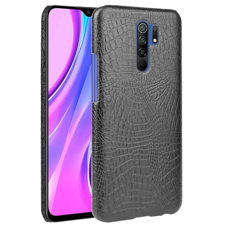 Coque Xiaomi Redmi 9 Style Peau De Crocodile