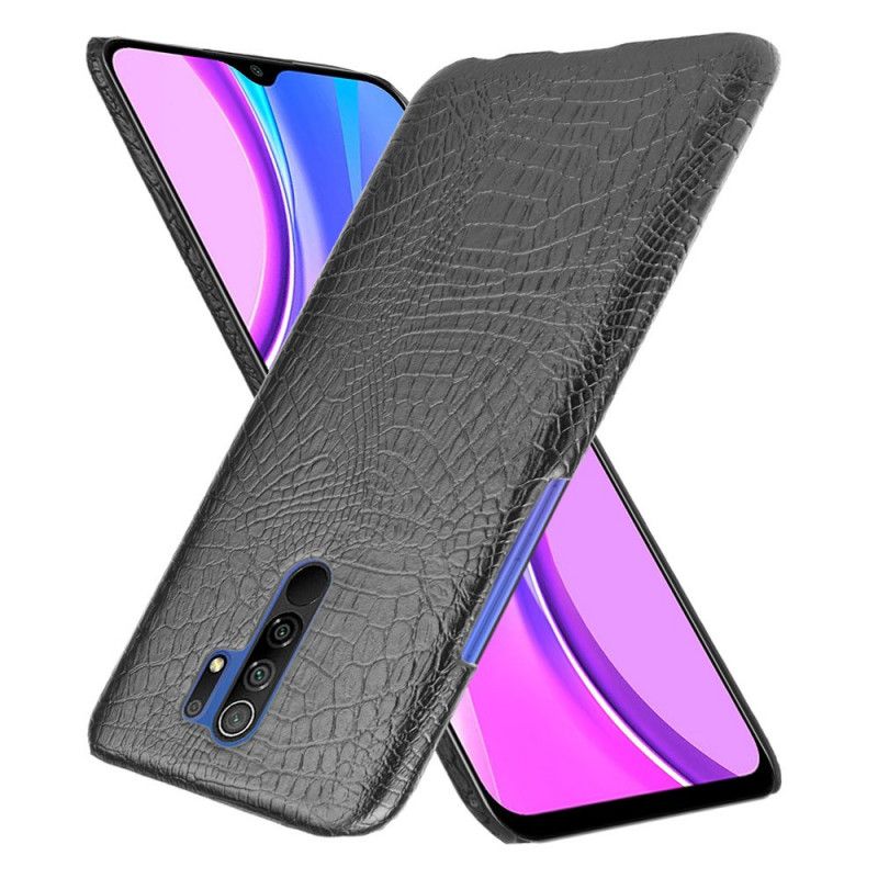 Coque Xiaomi Redmi 9 Style Peau De Crocodile