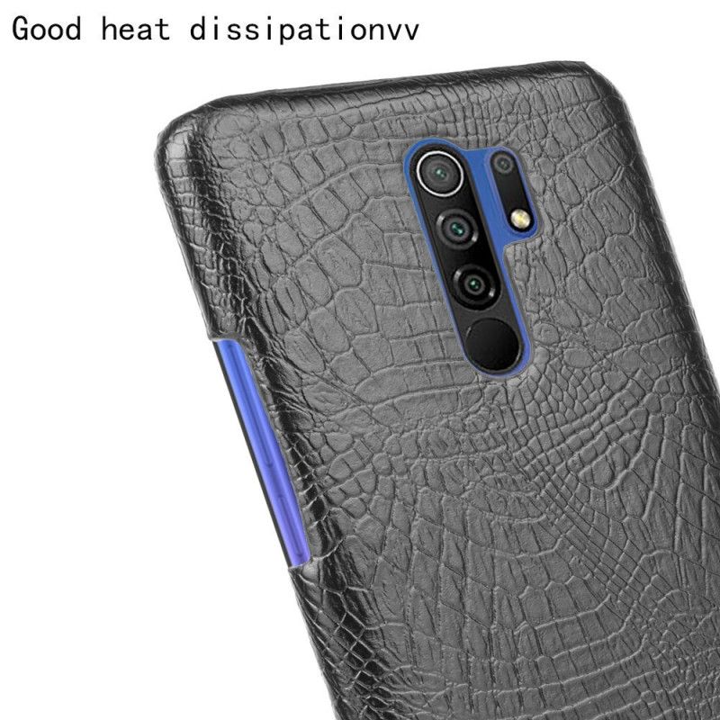 Coque Xiaomi Redmi 9 Style Peau De Crocodile