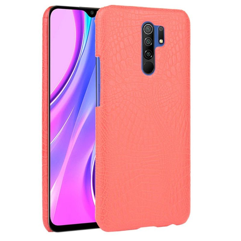 Coque Xiaomi Redmi 9 Style Peau De Crocodile