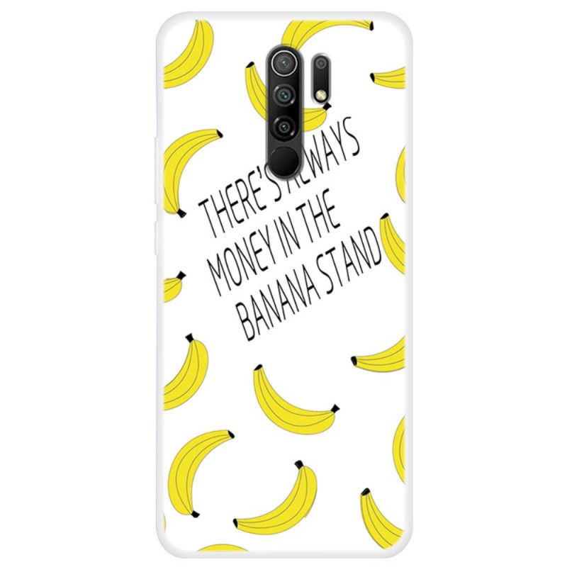 Coque Xiaomi Redmi 9 Transparente Banana Money