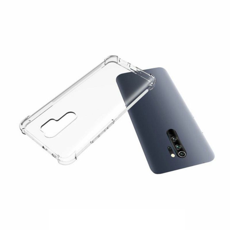 Coque Xiaomi Redmi 9 Transparente Coins Renforcés