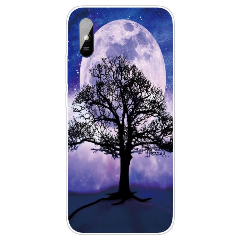 Coque Xiaomi Redmi 9a Arbre Et Lune