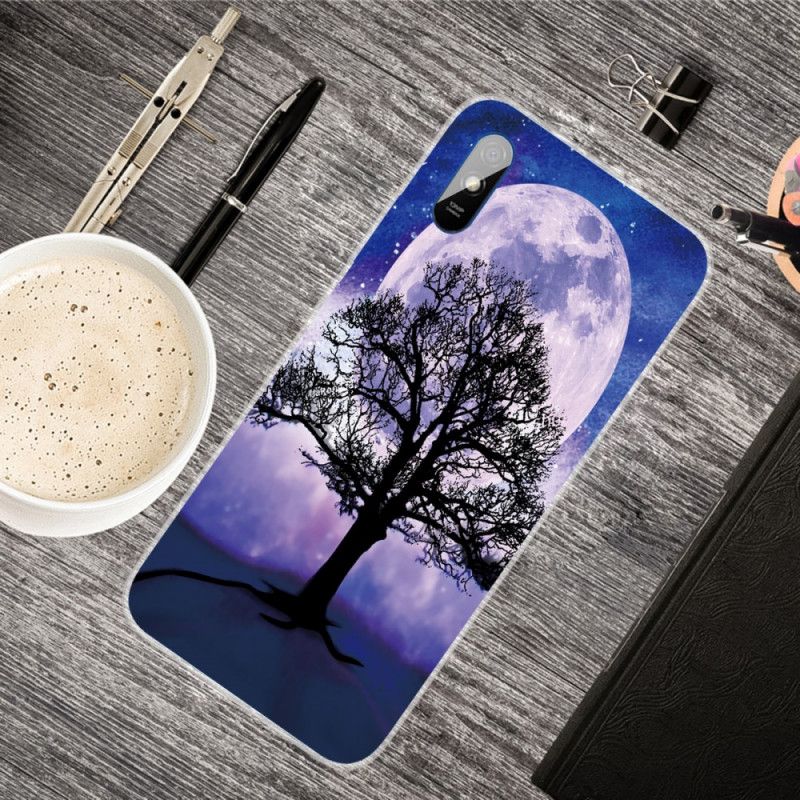 Coque Xiaomi Redmi 9a Arbre Et Lune