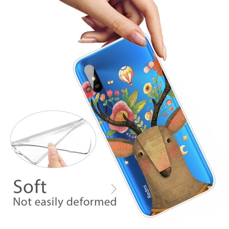 Coque Xiaomi Redmi 9a Cerf Tribal