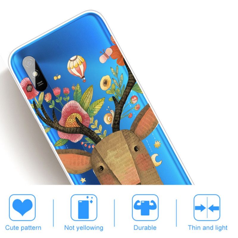 Coque Xiaomi Redmi 9a Cerf Tribal