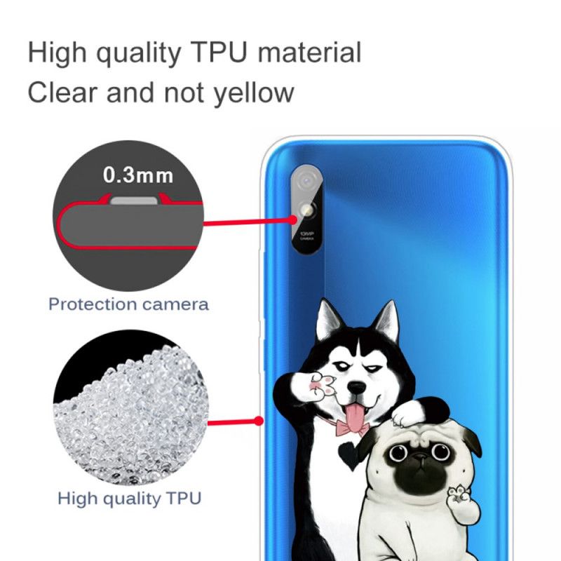 Coque Xiaomi Redmi 9a Drôles De Chiens