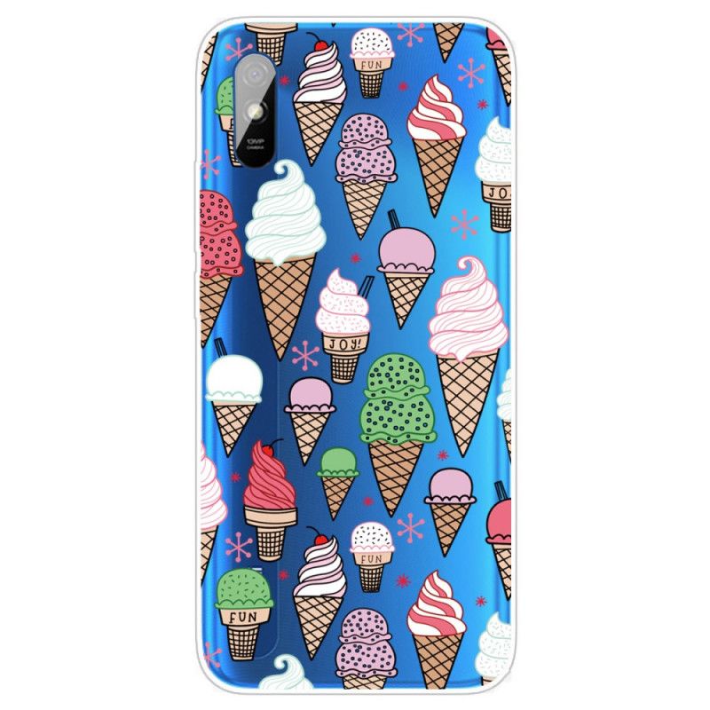 Coque Xiaomi Redmi 9a Glaces À La Crème Colorées