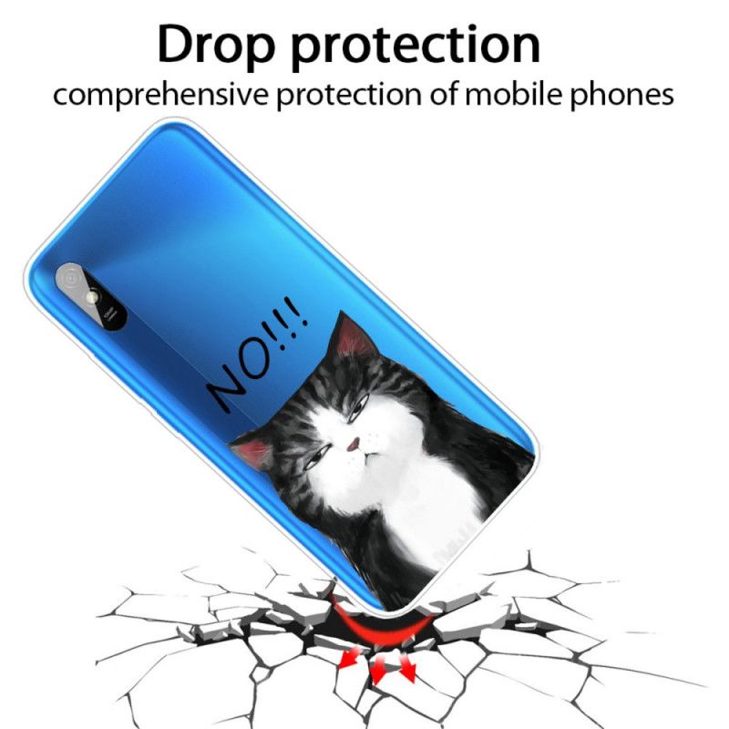 Coque Xiaomi Redmi 9a Le Chat Qui Dit Non