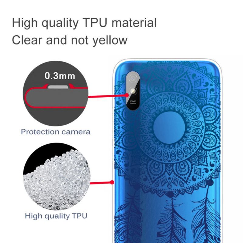 Coque Xiaomi Redmi 9a Mandala Floral Unique