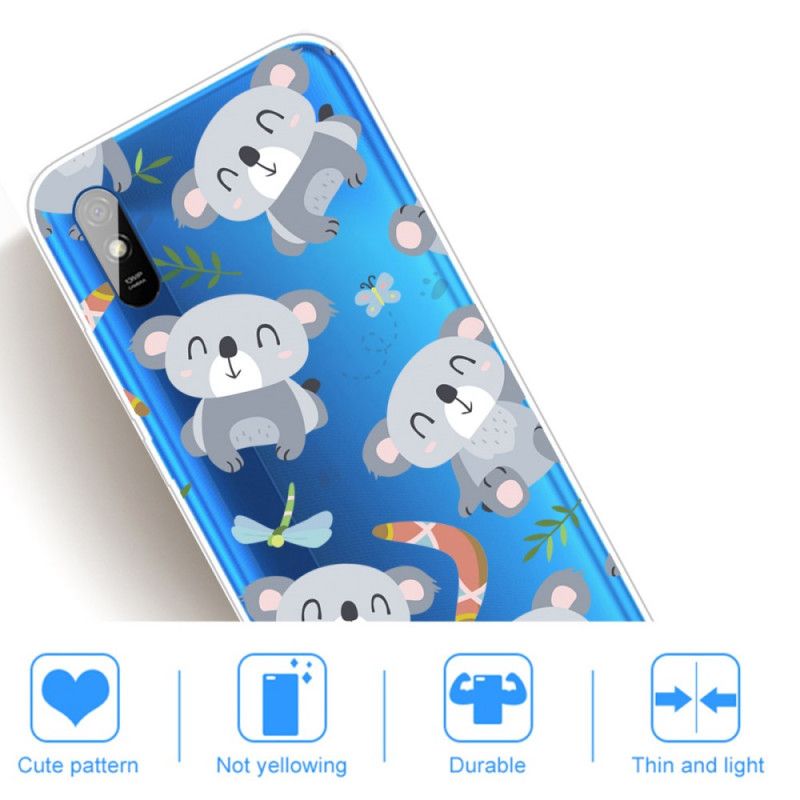 Coque Xiaomi Redmi 9a Mignons Koalas