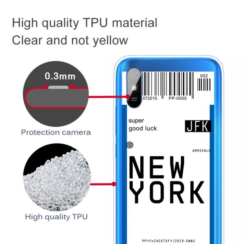 Coque Xiaomi Redmi 9a Pass To New York