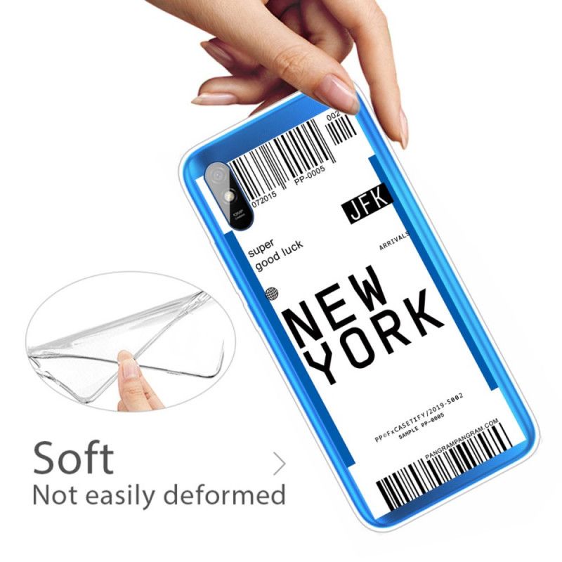 Coque Xiaomi Redmi 9a Pass To New York