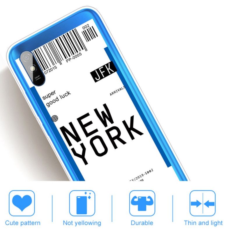 Coque Xiaomi Redmi 9a Pass To New York