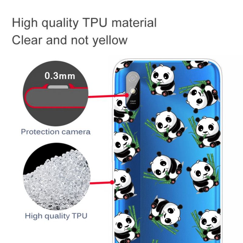 Coque Xiaomi Redmi 9a Petits Pandas