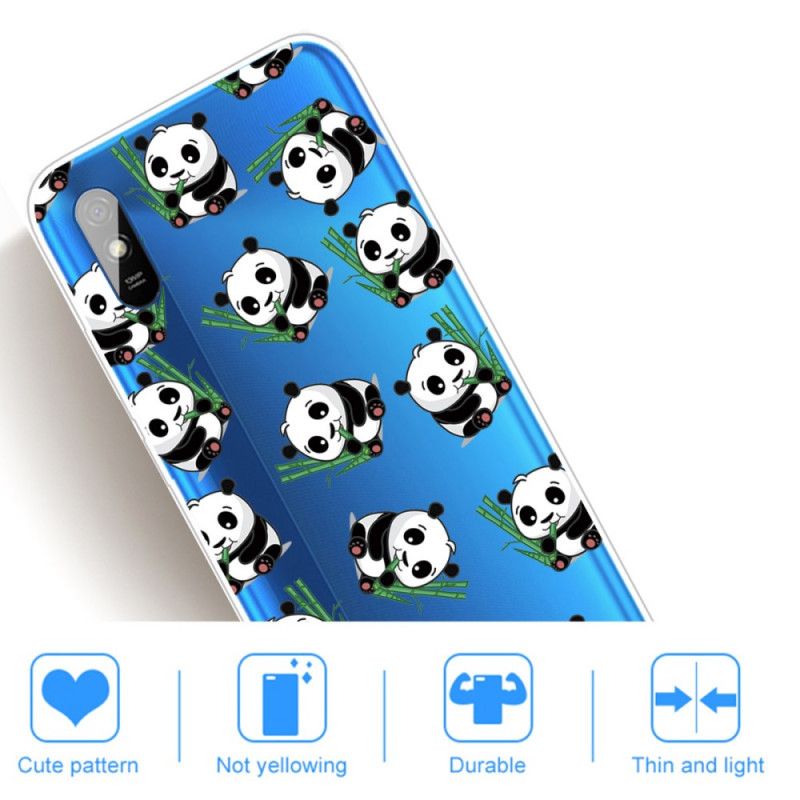 Coque Xiaomi Redmi 9a Petits Pandas