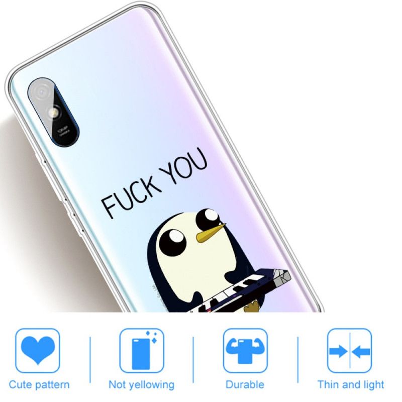 Coque Xiaomi Redmi 9a Pingouin Fuck You