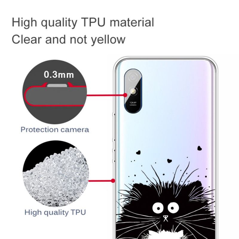 Coque Xiaomi Redmi 9a Regarde Les Chats