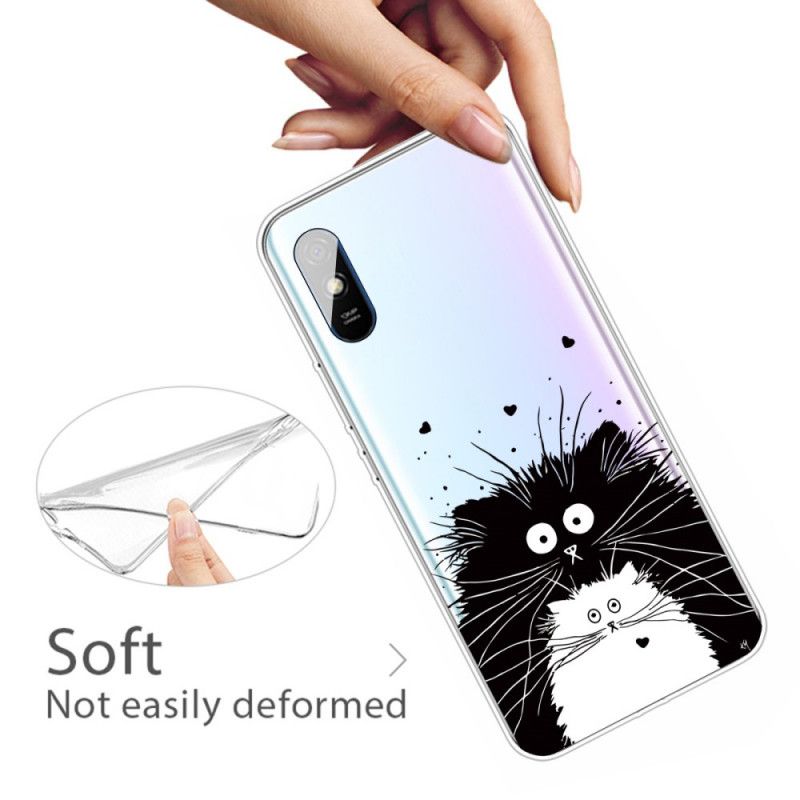 Coque Xiaomi Redmi 9a Regarde Les Chats