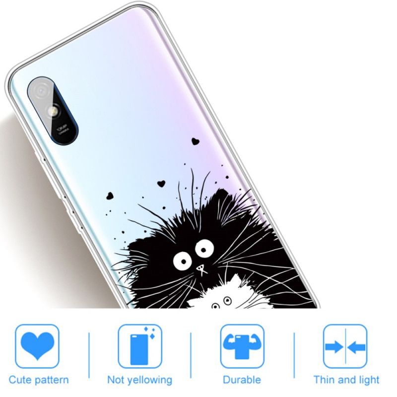 Coque Xiaomi Redmi 9a Regarde Les Chats