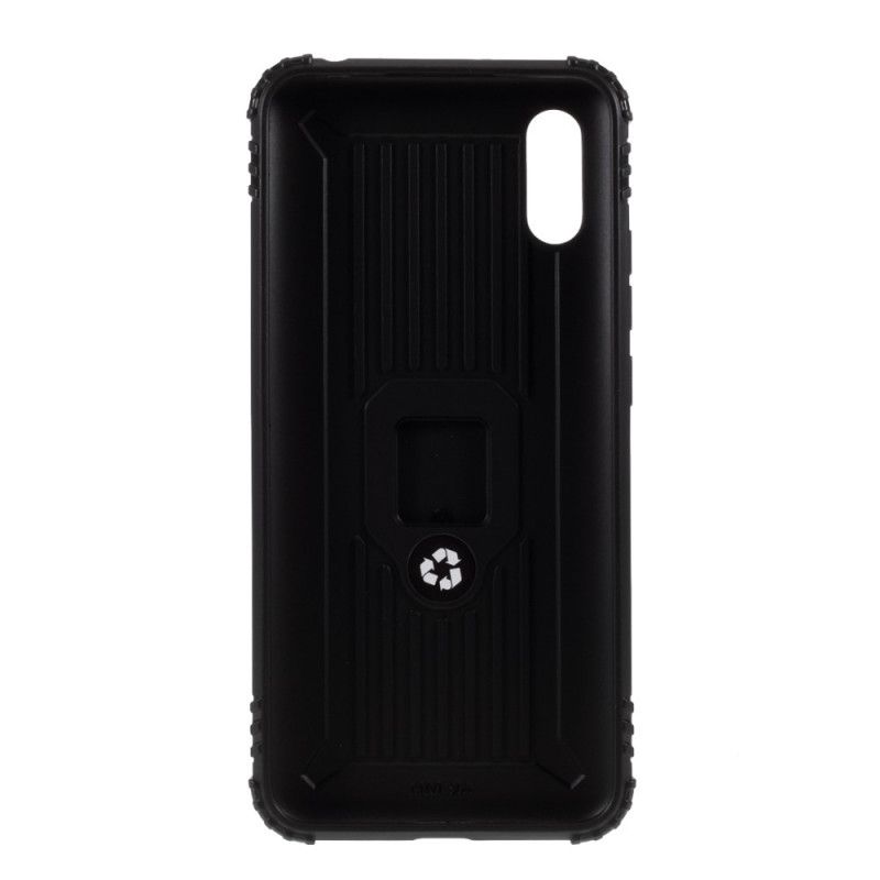 Coque Xiaomi Redmi 9a Ring Style Fibre Carbone