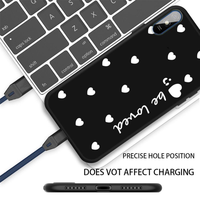 Coque Xiaomi Redmi 9a Silicone Coeur Be Loved