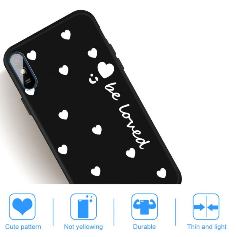 Coque Xiaomi Redmi 9a Silicone Coeur Be Loved