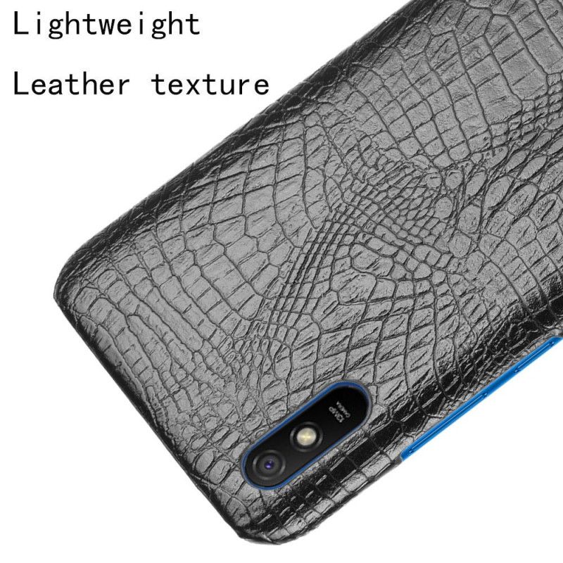 Coque Xiaomi Redmi 9a Style Peau De Crocodile