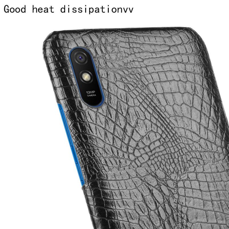 Coque Xiaomi Redmi 9a Style Peau De Crocodile